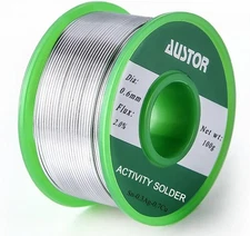AUSTOR 0.6mm Lead Free Solder Wire with Rosin Core