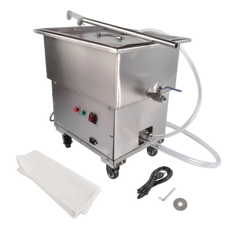 18L Commercial Fryer Oil Filter System - Mobile Cooking Oil Filtration - Image 2 of 4