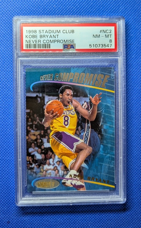 1998-99 Stadium Club Kobe Bryant Never Compromise #NC2 PSA 8 NM-MT Lakers