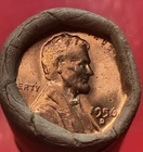 1956-D OBW ROLL 50 GEM BU++ RED LINCOLN WHEAT PENNIES HIGH END QUALITY ROLL!