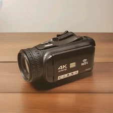 Camcorder 4K Video Camera UltraHD Auto Focus 64MP 18X Digital Zoom PC Camera