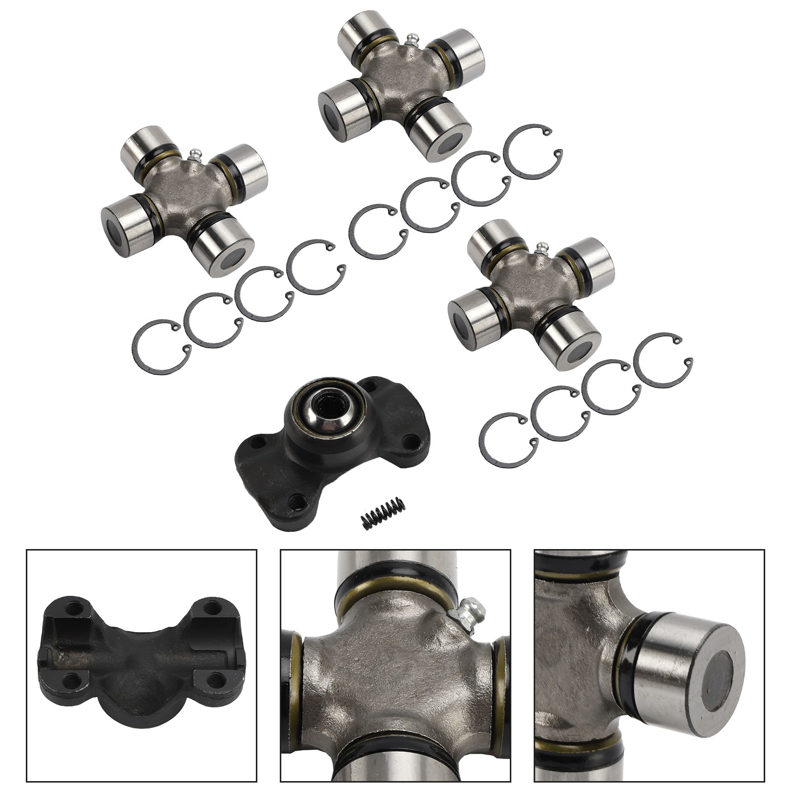 Double Cardan Joint 211355X + 5-153X For Jeep Wrangler Cherokee XJ TJ thumbnail 6