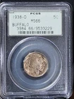 1938-D Buffalo Nickel PCGS MS66 5C **Old Green Case**