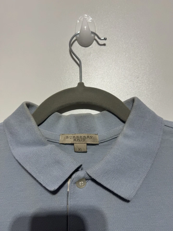polo Burberry bleu taille Xl en très bon état - Photo 3/4