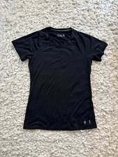 Women's Smartwool Black Merino 150 Short Sleeve Tee M