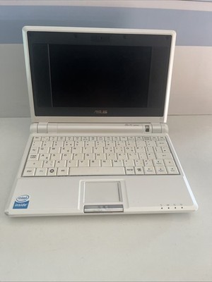 Vintage Asus Eee PC 4G weiß Netbook Laptop - Ersatz Reparatur - Teile/Projekt