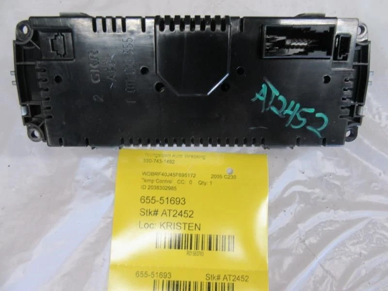 Climate Temperature Control 203 Type Sedan C230 Fits 05-06 MERCEDES C-CLASS 1563 - Imagem 4 de 4