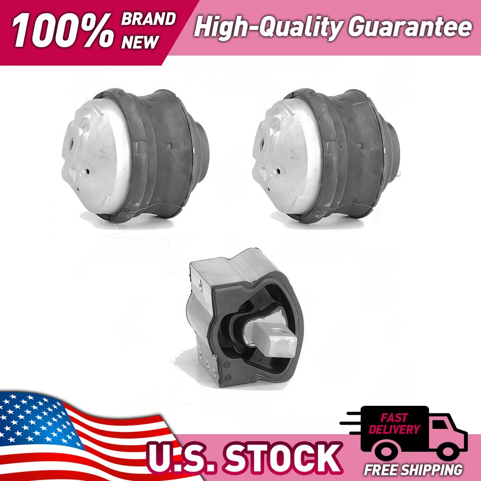 Engine Motor Mount Kit Motor Engine Mount for Mercedes-Benz E420 1997 4.2L V8 - Image 2 of 4