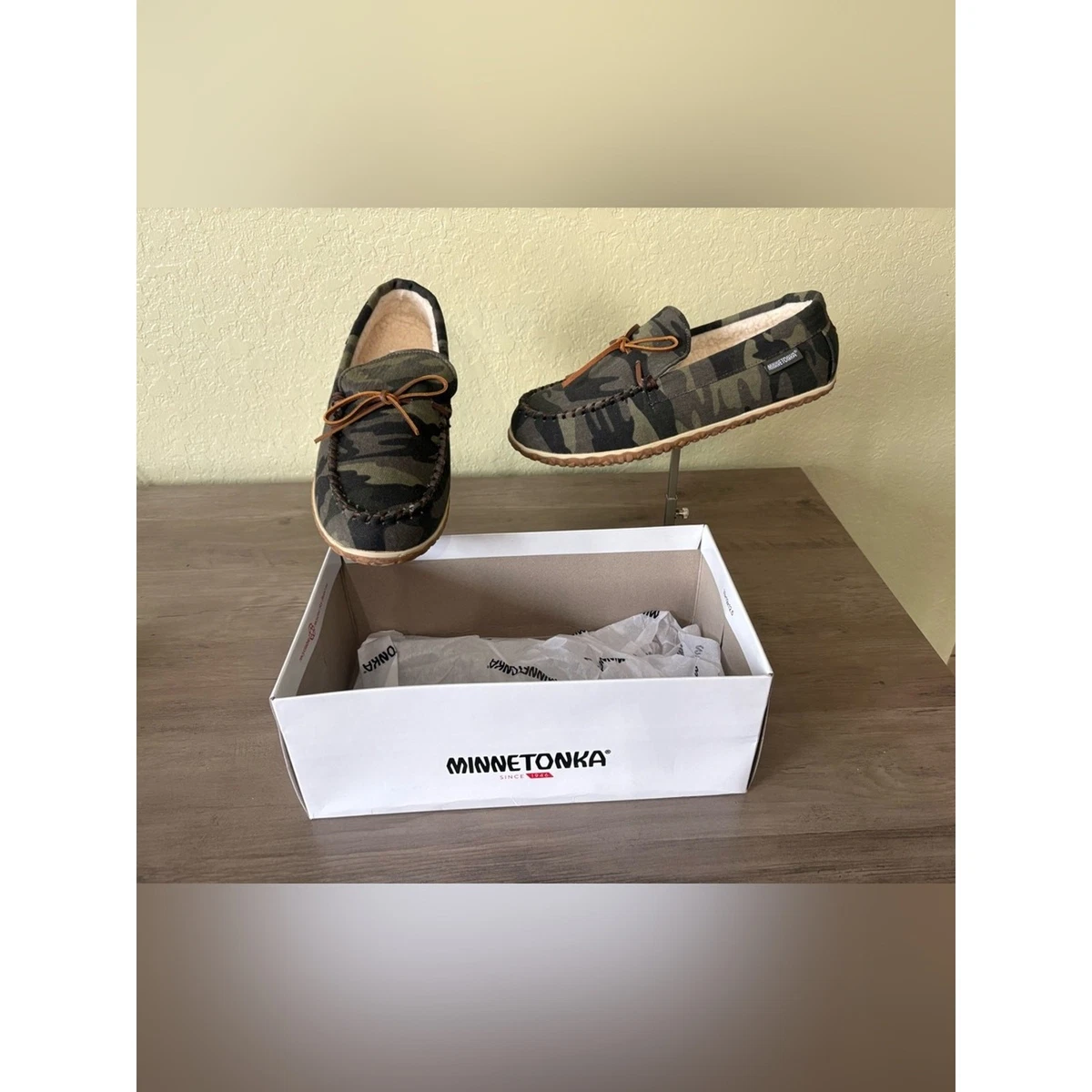 Camouflage Moccasin Casual Shoes for Men for sale | eBay display picture 2