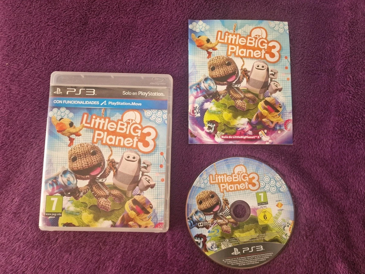 LITTLE BIG PLANET 3 Pal Esp Muy Buen estado PlayStation Ps3