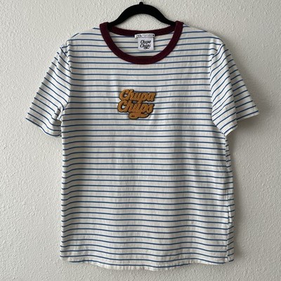 Zara women s Chupa Chups striped t shirt, size medium