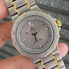 Rare Citizen Attesa Titanium Gray Dial Quartz 6038-G06242 Dress Watch Vintage