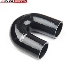 US SHIP 180 Degree 2.5'' ID Turbo Silicone Hose Coupler Intake/Intercooler Pipe