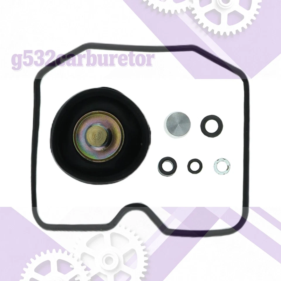 4PCS Kawasaki ZG1200 Voyager XII 86-03 Carburetor Repair Kit Diaphragm Float-US Foto 3 de 4