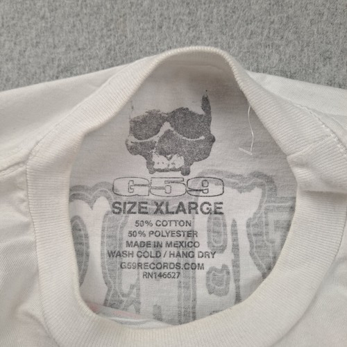 Suicide Boys Shirt Men XL White Grey Day Third Tour To Hell G59 Casket Angel Gun - Picture 5 of 8