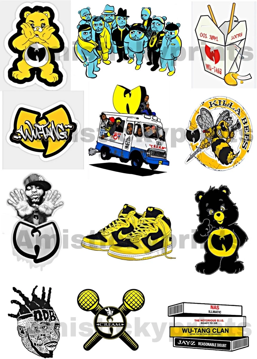 Wu Tang Clan Stickers Hip Hop Rap Method Man ODB eBay