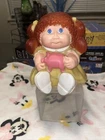 VTG`83 Yellow Cabbage Patch Kids Girl Piggy Bank $  by Star Power Made In Taiwan
