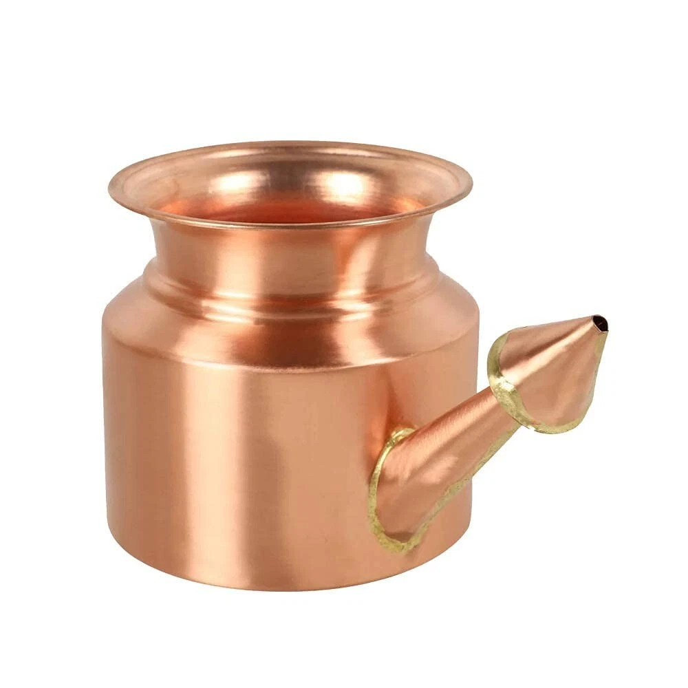 Vintage Copper Neti Lota for Yoga and Meditation, Sinus Irrigation, Neti  Yoga, Neti Kriya, Helps in Asthma and Nasal Cleaning 