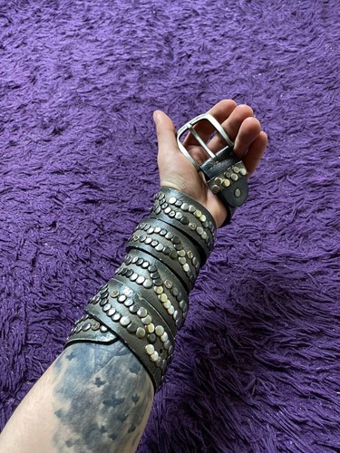 Vintage Metal Belt Y2K Rhinestones Punk Metal Avant Garde Unisex