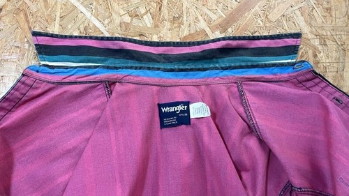 VTG 90s Wrangler Brushpopper Western Shirt. Size: 17 1/2 – 36. Cowboy Shirt. - Picture 17 of 24