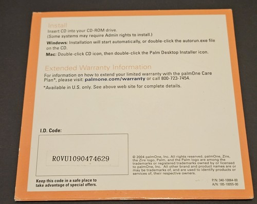Zire 31 Software Installation CD - Picture 2 of 4