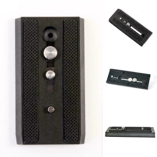 2*Sliding Quick Release Plate Adapter 501PL for Manfrotto 500ah 701 577 Benro S4 - Picture 9 of 9