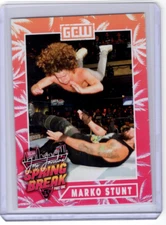 MARKO STUNT 2019 GCW WRESTLING JOEY JANELA'S SPRING BREAK 3 PART 1 ROOKIE CARD