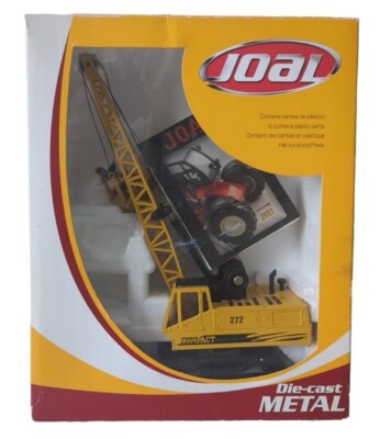 Vintage Joal 1:50 Scale 272 Compact 'CAT' Digging Crane Diecast Model Boxed
