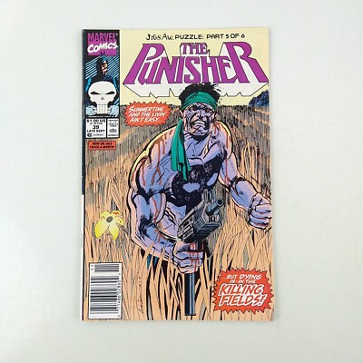 The Punisher #39 Newsstand VF (1990 Marvel Comics)
