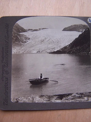 Stereoview Stereo View -  Norway -  Hardanger Glacier