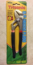 Adjustable Slip Groove Pliers, 8 Inch, Forged Iron, Sure-grip Handles