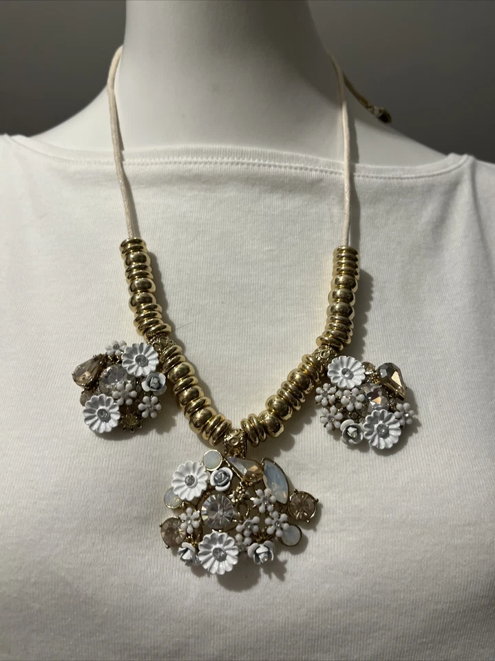 $75 Betsey Johnson Sueño de Betsey Piedra y Collar Facetado Largo Db14 Foto 3 de 4