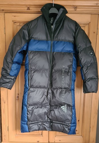 ADIDAS X STELLA MCCARTNEY STYLISH WOMENS BLACK MULTIPOCKET JACKET COAT RRP £400 - Picture 4 of 23