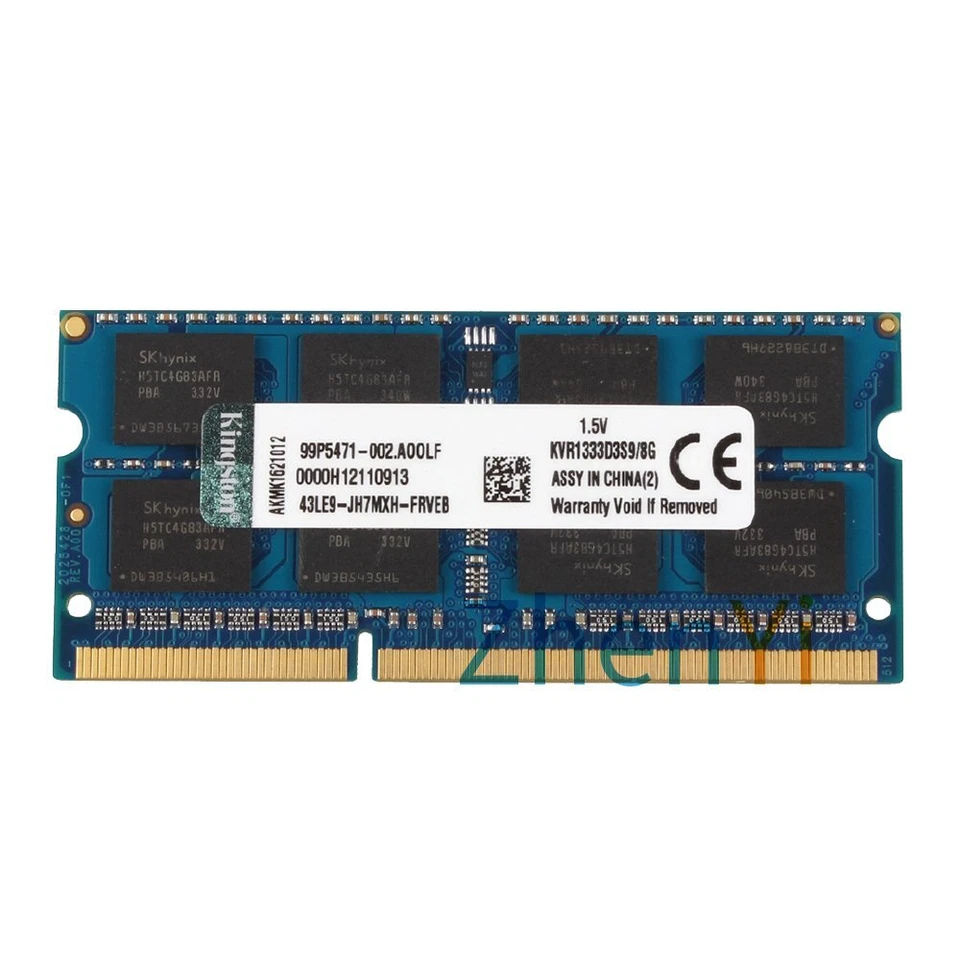 8GB 4GB 2GB DDR3 PC3-10600S KVR1333D3S9/8G SODIMM Laptop RAM For Kingston LOT UK - Image 3 of 4