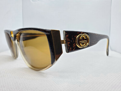GUCCI GG2109/S 25U Vintage Tortoise Gold Designer Sunglasses  display picture 1