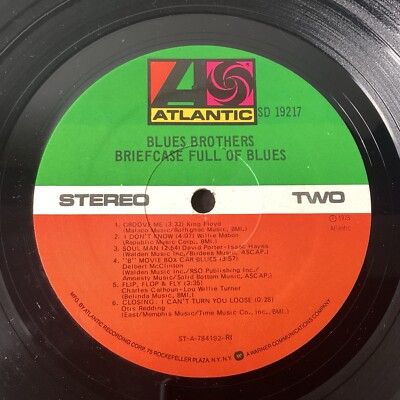 アール・ハインズ ブルース・イン・サーズ レコード Ｂ BLUES BROTHERS Briefcase Full Of Blues Vinyl LP Record Album SD