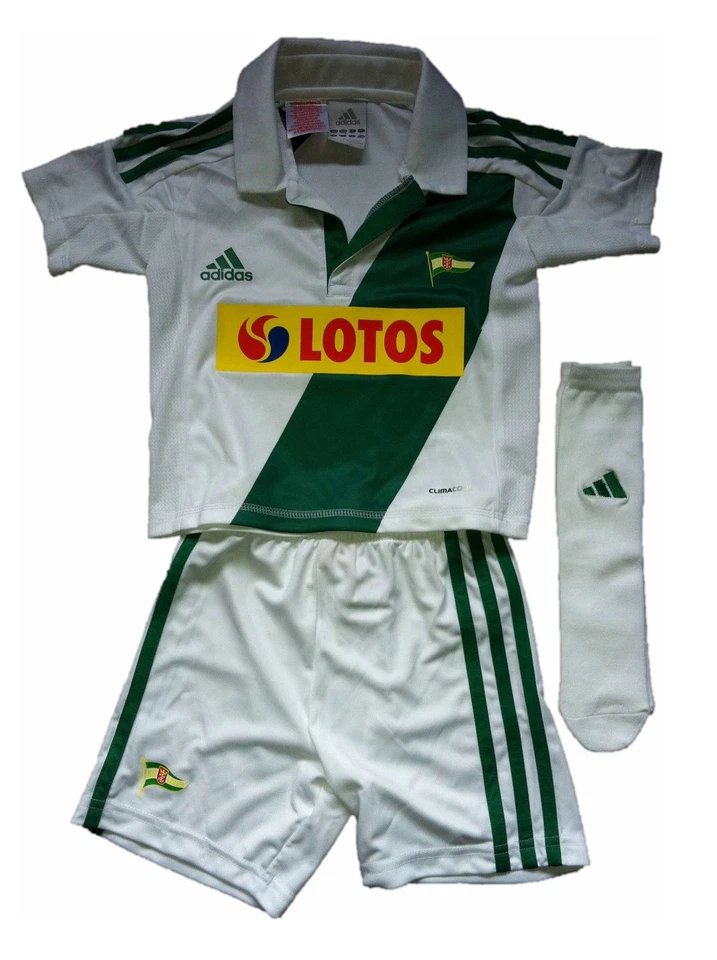 Adidas OSP Lechia Gdańsk Baby Minikit Trikot Set weiß 3-tlg. 92 98 104 110 116 - Bild 1 von 1