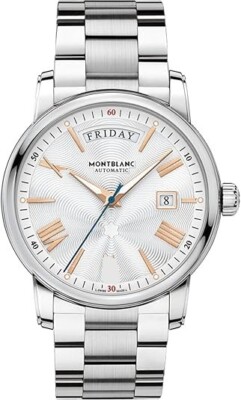 Montblanc 4810 Automatic Mens Watch 114854   Silvery White Dial, Stainless Steel