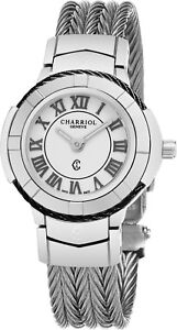Charriol Women's Celtic White Dial Stainless Steel Quartz Watch CE426SB.640.007