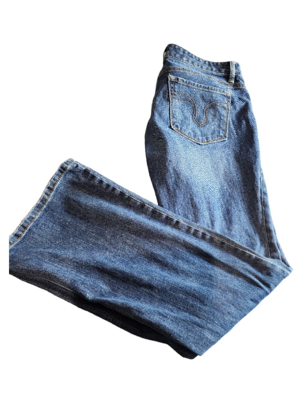 Ann Taylor Loft curvy Boot Denim Jeans Medium Wash Women's 32x30