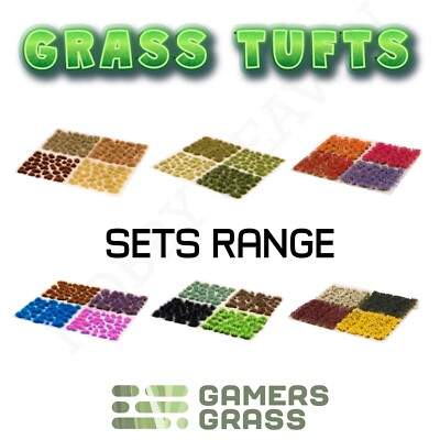 Gamer Grasbüschel Sets Sortiment je 4 Blätter Kombiversand RM24