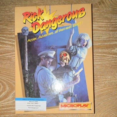 Microplay Rick Dangerous Action/Adventure PC Game 5.25'' Floppy Disc MPN 5114