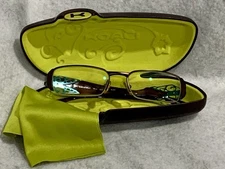 Morel Koali 6601K MJ 344 50-17 135 Brown Teal Eyeglasses Frames France Designer