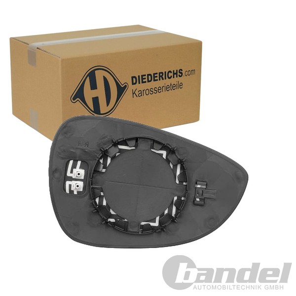 Diederichs Spiegelglas AsphÄRisch Beheizbar Links Passend FüR Ford B-MAX Fiesta-image