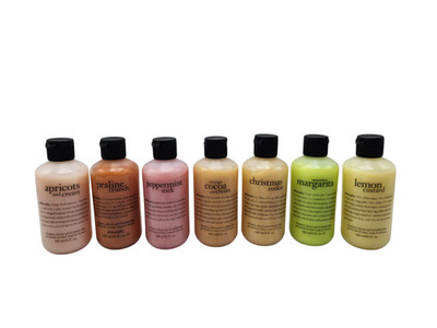 LOT of 7 PHILOSOPHY 3 in 1 Shampoo Shower Gel Bubble Bath 6 oz each-NEW