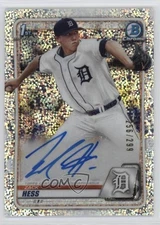 2020 Bowman Chrome Prospects Auto Speckle Refractor /299 Zack Hess #CPA-ZH Auto