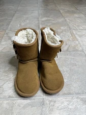 Koolaburra By UGG Victoria Short Boot TD Shoe Size 8c Brown 1090330 Preowned 