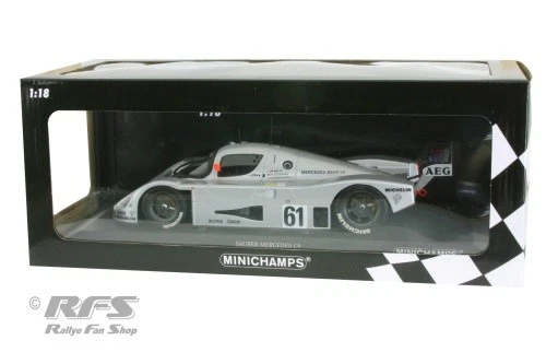 Sauber Mercedes C9 24h Le Mans 1989 Baldi Acheson Brancatelli 1:18 Minichamps - Bild 3 von 3