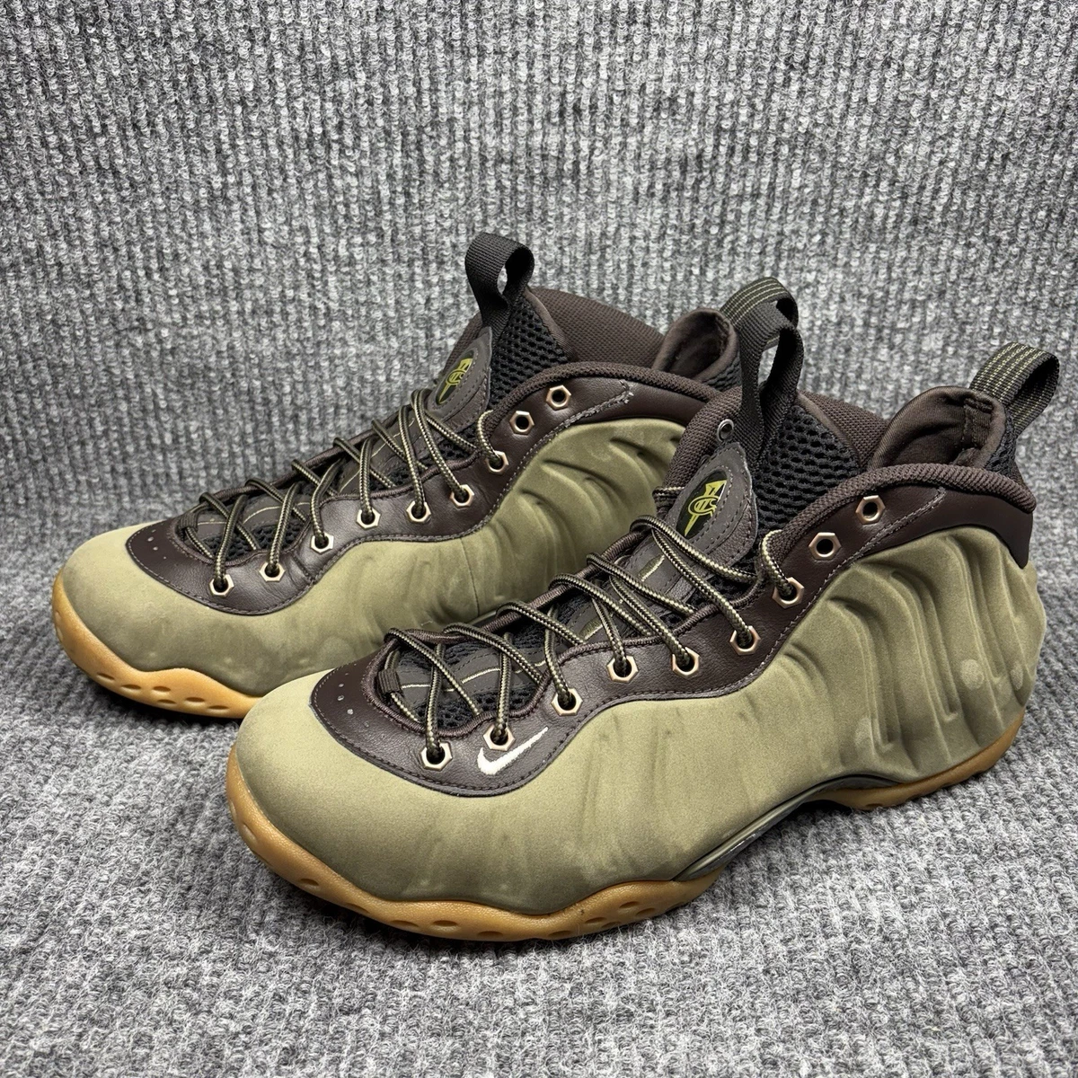 Nike Men’s size 8 Air Foamposite one legion green olive basketball sneakers rare Nike Air Foamposite One Legion Green | eBay main image 4