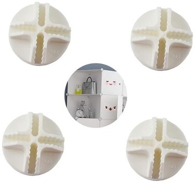 20Pcs White Wire Cube Connectors Wire Grid Cube Connectors for Modular Closet